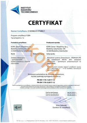 Certyfikat 980_1 KORA-1_page-0001-1